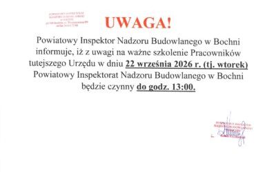 Ważna informacja!
